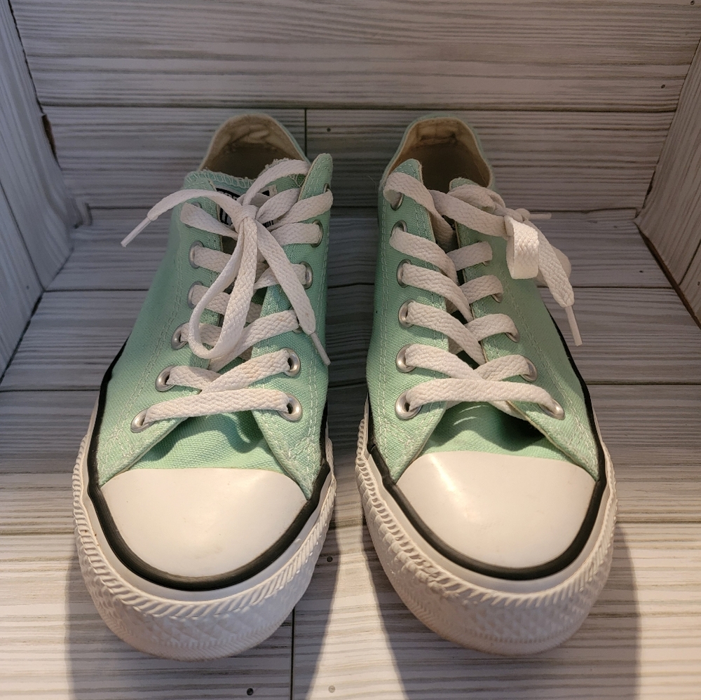 Converse Mint Green Low-Top Sneakers